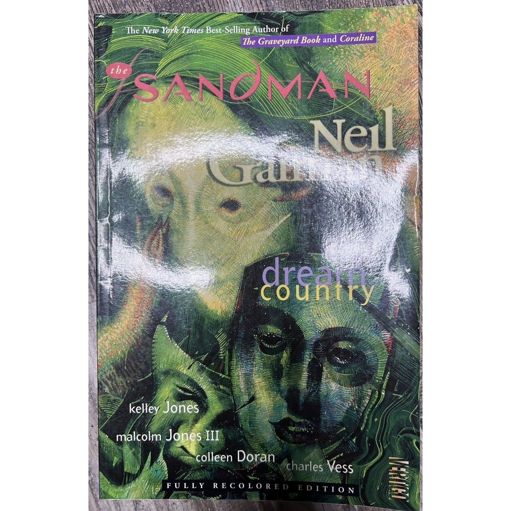 The Sandman Volume 3 Dream Country By Niel Gaiman Graphic Novel Paperback Book